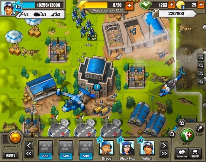 Скриншот из игры Army Attack